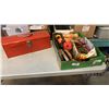 Image 1 : TRAY OF TOOLS AND TOOLBOX WITH CONTENTS
