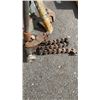 Image 2 : PIPE CUTTER, CUTTING TOOL, THREADED ROD AND LARGE WRENCH