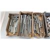 Image 2 : 5 BINS OF LARGE HARDWARE: BOLTS, WIRE CLAMPS