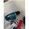 Image 3 : KING 8 INCH BENCH DRILL PRESS AND MAKITA CORDLESS DRILL