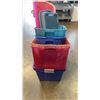 Image 3 : 6 TOTES AND 4 LIDS