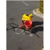 Image 1 : EYEWASH STATION WITH PRESSURIZED SPRAYER AND SEED SPREADER