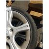Image 5 : SET OF 4 NOKIAN 215/45 R17 TIRES ON 4 BOLT NISSAN RIMS