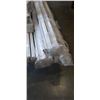 Image 3 : PALLET OF INDUSTRIAL METAL UNASSEMBLED UPRIGHTS AND 10 CROSS BEAMS - NO HARDWARE, NO SHELVES