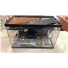 Image 1 : GLASS AQUARIUM WITH ACCESSORIES