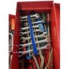 Image 6 : RED TOOLBOX WITH SOCKETS, TOOLS, WRENCHES