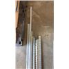 Image 3 : LOT OF SLOTTED SHELVING BRACKETS, GALVANIZED CONDUIT AND WIRE SHELF