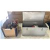 Image 1 : ELECTRIC DRAIN SNAKE AND BOX OF WATER VALVES