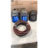 Image 1 : 3 WELDING HELMETS AND WELDING HOSE LINE