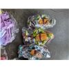 Image 2 : NEW SET OF 4 TMNT NINJA TURTLE ACTION FIGURES AND 4 NEW FIDGIT POPPET SETS