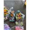 Image 4 : NEW SET OF 4 TMNT NINJA TURTLE ACTION FIGURES AND 4 NEW FIDGIT POPPET SETS
