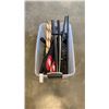 Image 1 : TOTE OF MARTIAL ARTS TRAINING WEAPONS, TRAINING STAND