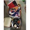 Image 1 : 2 BOXES OF COLLECTIBLES AND SHOE SHINE SUPPLIES