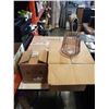Image 1 : 2 BOXES OF GLASS VASES