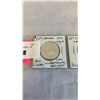 Image 2 : 3 CANADIAN 1967 CENTENNIAL COINS - 50 CENT, 25 CENT, 10 CENT .800 SILVER