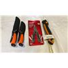 Image 1 : FISKARS FOLDING SAW, HUSKY MULTI TOOL AND 2 KNIVES