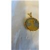 Image 2 : VINTAGE SILVER AND GOLD TONE 1943 LIBERTY COIN PENDANT