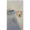 Image 1 : 2 STONE BRACELETS - MULTI STRAND BLUE STONE, AND HANDCRAFTED PINK STONE