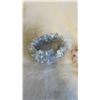 Image 2 : 2 STONE BRACELETS - MULTI STRAND BLUE STONE, AND HANDCRAFTED PINK STONE