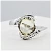 Image 1 : STERLING SILVER 8.15MM X 8.2MM NATURAL LEMON QUARTZ (1.72CTS) RING, W/A $440.00, SIZE 7