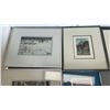 Image 3 : SIGNED COLOR ETCHING AND 3 ANIMAL PRINTS