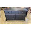 Image 1 : BLACK 7 DRAWER DRESSER