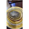 Image 3 : MUSHROOM CANNISTER, NUT DISH, NUT CRACKER, PLATTER AND CERAMIC VEGETABLES