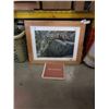 Image 1 : ROBERT BATEMAN HARDCOVER ART BOOK AND ON THE BRINK VARIETY PRINT