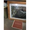 Image 2 : ROBERT BATEMAN HARDCOVER ART BOOK AND ON THE BRINK VARIETY PRINT