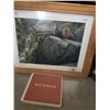 Image 3 : ROBERT BATEMAN HARDCOVER ART BOOK AND ON THE BRINK VARIETY PRINT