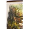 Image 2 : FRAMED WATERCOLOUR PAINTING, LANDSCAPE BY LOUISE PETERSON OCT 15 1977 SIGNED