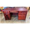 Image 1 : EXECUTIVE DESK WITH 4 DRAWERS AND STORAGE