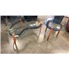Image 1 : GLASSTOP COFFEE AND ENDTABLE