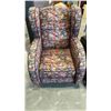 Image 2 : 2 CHAIRS WITH AFRICA THEMED FABRIC