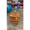 Image 1 : STORAGE END TABLE, TP HOLDER WITH KALSI JUICER AND DRINK JUG