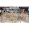 Image 1 : GLASSTOP SOFA TABLE