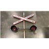Image 2 : 6FT CUSTOM RAIL ROAD SIGN WITH LIGHTS 12 VOLT
