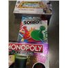 Image 3 : HARRY POTTER 4D PUZZLE, MONOPOLY AND SORRY BOARD GAMES