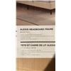 Image 4 : NEW LINON BEIGE FULL SIZE ALEXIS HEADBOARD BED FRAME - RETAIL $289