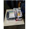 Image 1 : 3 TRAYS OF NEW PHONE CASES, WATCH BANDS, TABLET CASES AND MORE