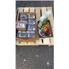 Image 1 : BOX OF NEW PORCELAIN ZODIAC MUGS AND 2 NEW ARTIFICIAL ORCHIDS