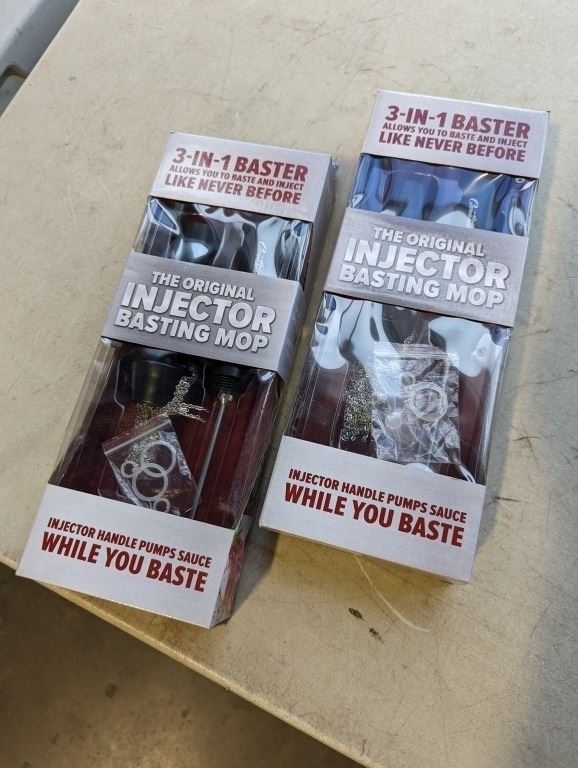 2 NEW 3 IN 1 BASTERS/INJECTOR RETAIL $40 EACH
