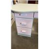 Image 3 : PAINTED 7 DRAWER DESK
