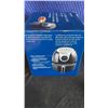 Image 2 : INSIGNIA  5L DIGITAL CONTROL AIR FRYER TESTED AND WORKING, RETAIL $229 CRACK IN TRAY SHELL