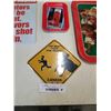Image 2 : TRAY OF VARIOUS TIN SIGNS AND COCA COLA TRAYS