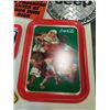 Image 3 : TRAY OF VARIOUS TIN SIGNS AND COCA COLA TRAYS