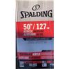 Image 2 : SPALDING 50 INCH ACRYLIC INGROUND BASKETBALL SYSTEM - CRACKED BACKBOARD, RETAIL $499