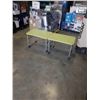 Image 1 : 2 HERMAN MILLER ADJUSTABLE HEIGHT ROLLING WORKSTATION / STANDS - GREEN