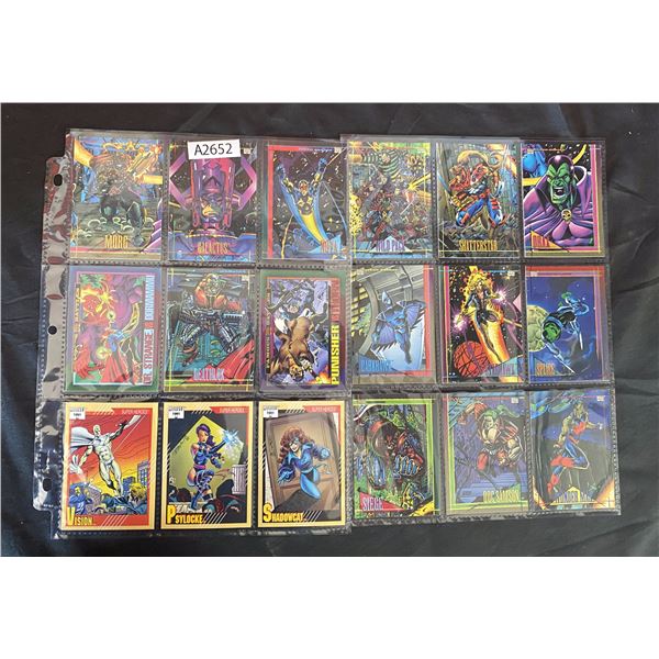 Comic Trading Cards (Sheets) (A2652)
