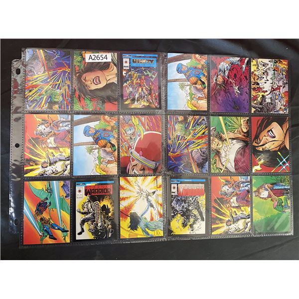 Comic Trading Cards (Sheets) (A2654)